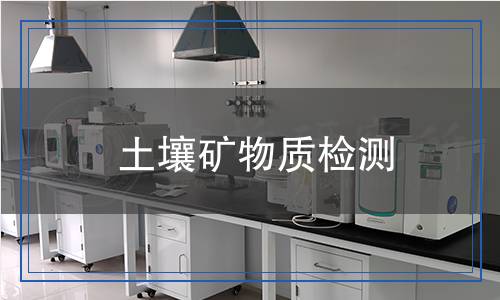 土壤礦物質(zhì)檢測 土壤礦物質(zhì)檢測