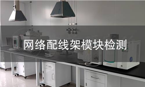 網(wǎng)絡(luò)配線架模塊檢測