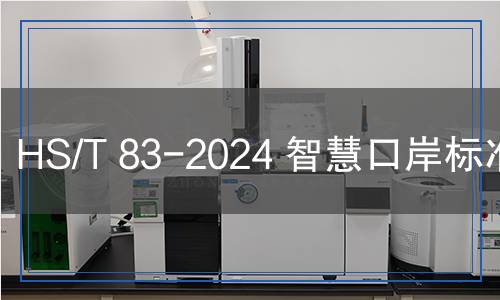 HS/T 83-2024 智慧口岸標(biāo)準(zhǔn)體系